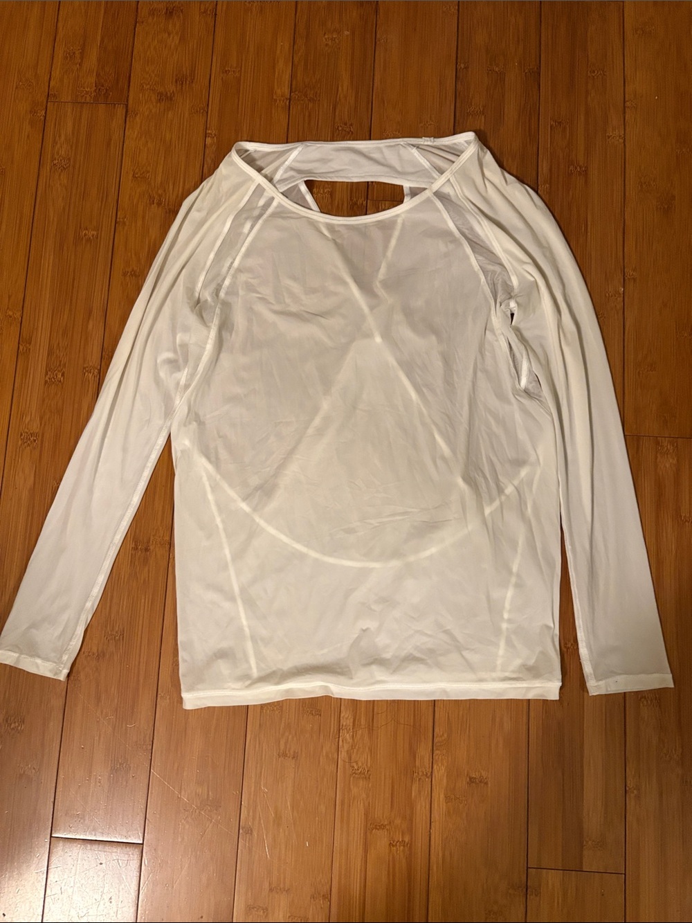 Lululemon Women's White Long-Sleeve Lightweight Top 8